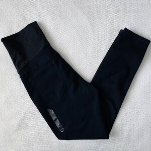 NWT Thyme Slim Fit Maternity Jeans Dark Blue Wash Size M
